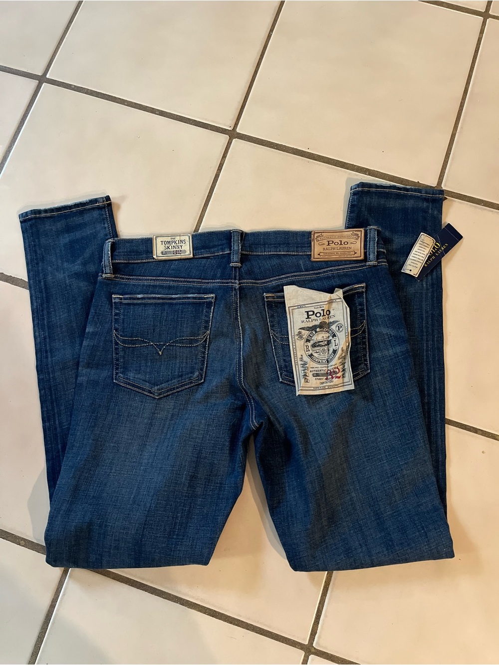 Ralph Lauren Polo Slim Dark Blue Skinny Jeans